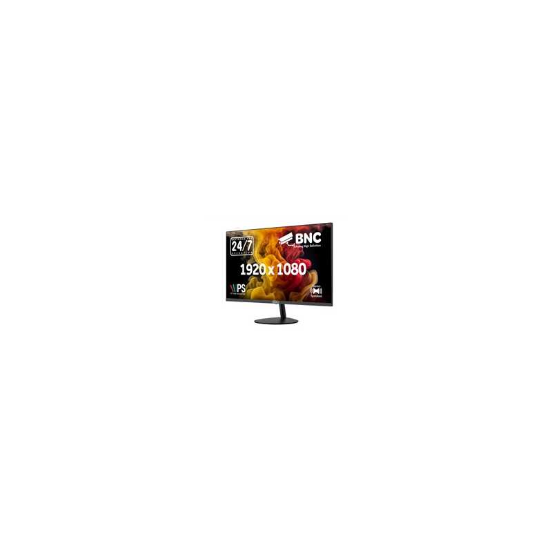 piXL 24-inch Full HD Energy Saving CCTV IPS Monitor for 24/7 use with BNC, HDMI & VGA Connections and CVBS, AHD, TVI & CVI Signa