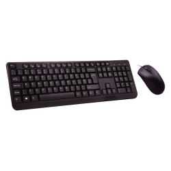 Builder Wired Keyboard and Mouse Desktop Kit, USB