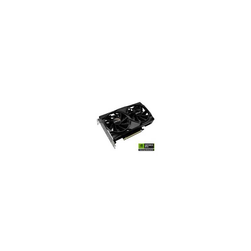 PNY NVIDIA GeForce RTX 5050 8GB GDDR6 Graphics Card, 2560 CUDA Cores, 2317 MHz Core Clock, Dual Fan, 3x DisplayPorts / 1x HDMI P