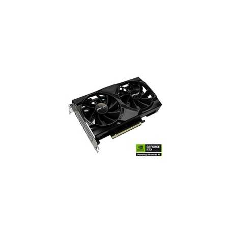 PNY NVIDIA GeForce RTX 5050 8GB GDDR6 Graphics Card, 2560 CUDA Cores, 2317 MHz Core Clock, Dual Fan, 3x DisplayPorts / 1x HDMI P