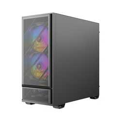 Antec P30 ARGB Mid-Tower Gaming Case, High-Airflow Design, Tempered Glass Side Panel, USB-C 10 Gb/s, Pre-Installed ARGB Fans (Bl
