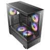 Antec CX705 ARGB Gaming Case Mid Tower,  1 x USB Type-C / 1 x USB 3.0 / 1 x USB 2.0, Tempered Glass Front and Side Window Panel,