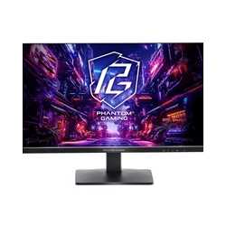 ASRock Phantom Gaming PG27QFT1B 27 Inch QHD (2560 x 1440) IPS Gaming Monitor, 180Hz 1ms (MPRT) Response Time, 2 x HDMI 2.0, 1 x 