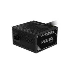 Gigabyte P650G PG5 650W ATX 3.1 Fully Modular Power Supply Unit, 80 Plus Gold Efficiency, PCIe 5.1 12VHPWR Connector, Gaming PC 