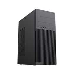 CiT Academy Mid-Tower Office PC Case With USB Type C and 80mm Rear Black Fan and 500W Power Supply Included