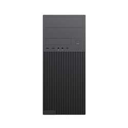 CiT Academy Mid-Tower Office PC Case With USB Type C and 80mm Rear Black Fan and 500W Power Supply Included