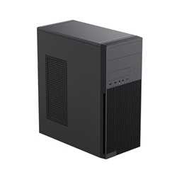 CiT Academy Mid-Tower Office PC Case With USB Type C and 80mm Rear Black Fan and 500W Power Supply Included