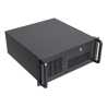 CiT 4U Rackmount Server Case 500mm, Heavy-Duty Industrial Chassis with Lockable Front Door, Supports ATX/mATX, 8x Internal HDD B