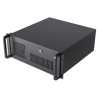 CiT 4U Rackmount Server Case 500mm, Heavy-Duty Industrial Chassis with Lockable Front Door, Supports ATX/mATX, 8x Internal HDD B