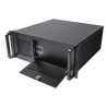 CiT 4U Rackmount Server Case 500mm, Heavy-Duty Industrial Chassis with Lockable Front Door, Supports ATX/mATX, 8x Internal HDD B