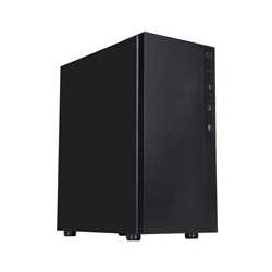 CIT Silent ES Black Mid-Tower Low Noise Computer Case with 2 x 120mm PWM Cooling Fans Included Sound Dampening Material