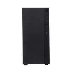CIT Silent ES Black Mid-Tower Low Noise Computer Case with 2 x 120mm PWM Cooling Fans Included Sound Dampening Material
