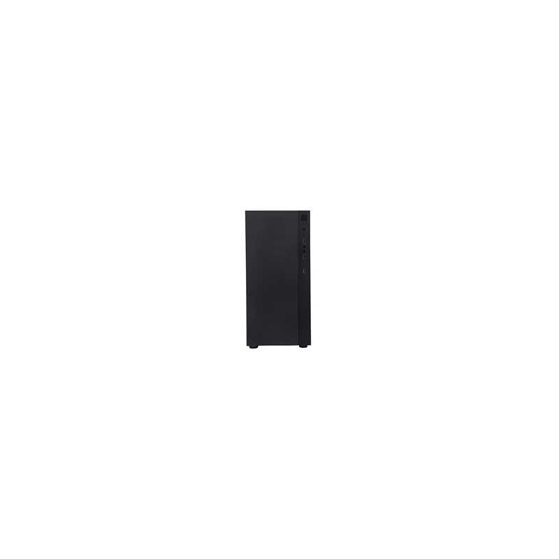 CIT Silent ES Black Mid-Tower Low Noise Computer Case with 2 x 120mm PWM Cooling Fans Included Sound Dampening Material