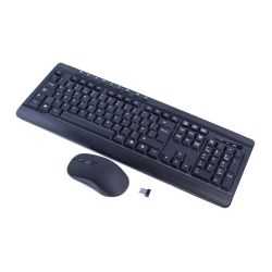Sumvision Paradox VI Wireless Keyboard and Mouse Desktop Kit, Multimedia, Black, Retail
