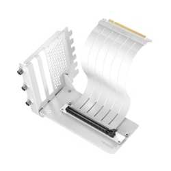 Antec RTX50 PCIe 5.0 Riser Cable with 90-Degree Bracket Mount, White, for Vertical Graphics Card Mounting