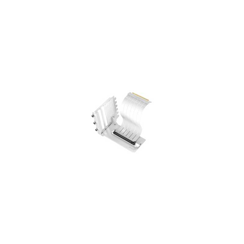 Antec RTX50 PCIe 5.0 Riser Cable with 90-Degree Bracket Mount, White, for Vertical Graphics Card Mounting