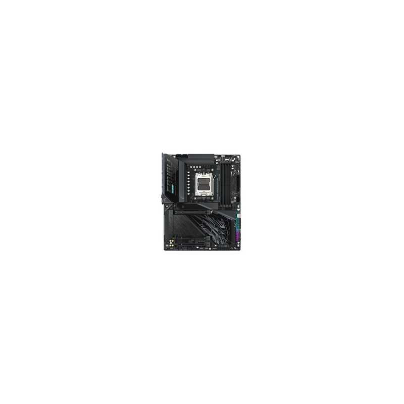 Gigabyte X870E AORUS ELITE X3D AMD AM5 Socket Motherboard, ATX, 4x DDR5 Slots, 4x M.2 Sockets, Fitted I/O Shield, 5GbE LAN, Wi-F