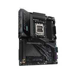 Gigabyte X870E AORUS ELITE X3D AMD AM5 Socket Motherboard, ATX, 4x DDR5 Slots, 4x M.2 Sockets, Fitted I/O Shield, 5GbE LAN, Wi-F