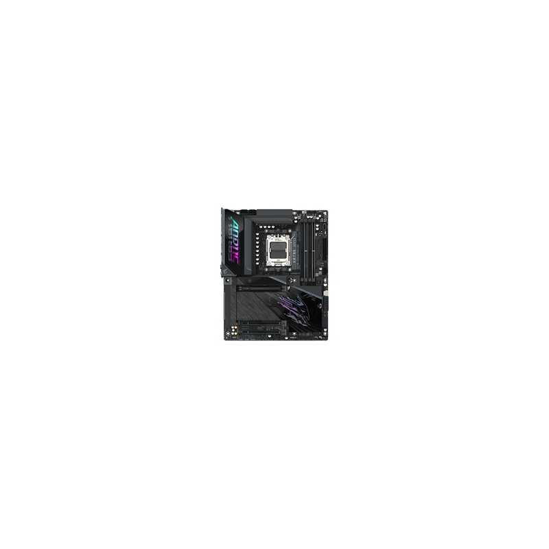 Gigabyte X870E AORUS PRO X3D AMD AM5 Socket Motherboard, ATX, 4x DDR5 Slots, 4x M.2 Sockets, Fitted I/O Shield, 5GbE LAN, Wi-Fi 