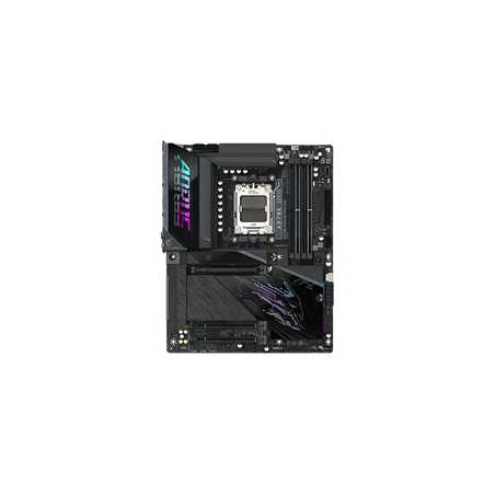 Gigabyte X870E AORUS PRO X3D AMD AM5 Socket Motherboard, ATX, 4x DDR5 Slots, 4x M.2 Sockets, Fitted I/O Shield, 5GbE LAN, Wi-Fi 
