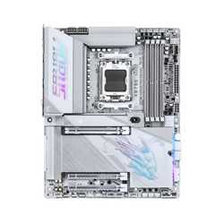 Gigabyte X870E AORUS PRO X3D ICE AMD AM5 Socket Motherboard, ATX, 4x DDR5 Slots, 4x M.2 Sockets, Fitted I/O Shield, 5GbE LAN, Wi