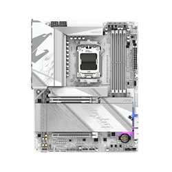 Gigabyte X870 AORUS ELITE X3D ICE AMD AM5 Socket Motherboard, ATX, 4x DDR5 Slots, 4x M.2 Sockets, 5GbE LAN, Wi-Fi 7, 1x HDMI Por