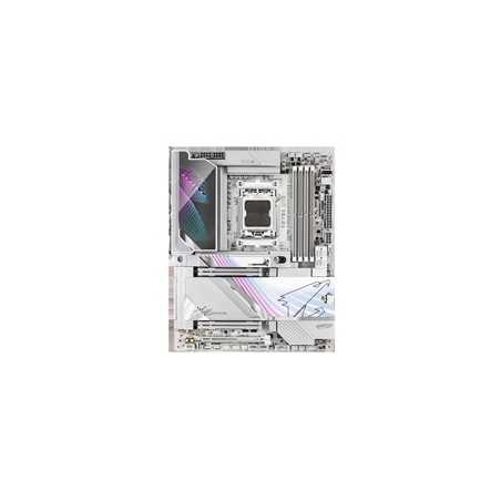 Gigabyte X870E AORUS MASTER X3D ICE AMD AM5 Socket Motherboard, ATX, 4x DDR5 Slots, 5x M.2 Sockets, Fitted I/O Shield, 10GbE LAN