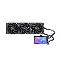 Antec Vortex View 360 Black AIO Liquid CPU Cooler, Massive 5-Inch Rotatable IPS LCD Display, 9th Gen Asetek Pump for 400W TDP, T