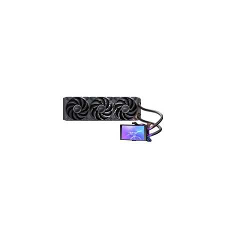 Antec Vortex View 360 Black AIO Liquid CPU Cooler, Massive 5-Inch Rotatable IPS LCD Display, 9th Gen Asetek Pump for 400W TDP, T
