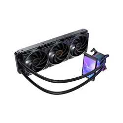 Antec Vortex View 360 Black AIO Liquid CPU Cooler, Massive 5-Inch Rotatable IPS LCD Display, 9th Gen Asetek Pump for 400W TDP, T