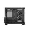 DeepCool CG330 3F ARGB Dual-Chamber Micro-ATX Tower Case, Tempered Glass Panels, 3 x 120mm ARGB Fans, USB 3.0, ITX/Micro-ATX, Bl