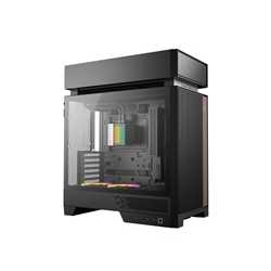 DeepCool CL6600 ARGB Modular Split-Chamber Mid-Tower ATX Case, Tempered Glass Panels,  Pre-installed 360mm ARGB Liquid Cooler, 2