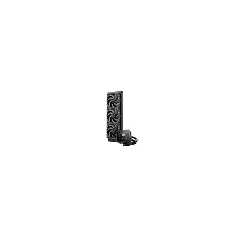 DeepCool Spartacus 360 AIO Liquid CPU Cooler, 360mm Radiator, 3 x 120mm PWM Fans, 3.4" LCD Display Pump, ARGB Lighting, Intel L