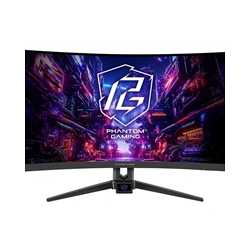 ASRock Phantom Gaming PG27FRS1A 27 Inch FHD (1920 x 1080) VA Curved (1500R) Gaming Monitor, 280Hz 1ms (MPRT) Response Time, 2 x 