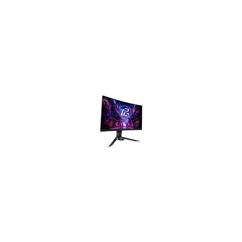 ASRock Phantom Gaming PG27QRT2A 27 Inch QHD (2560 x 1440) Curved (1500R) VA Gaming Monitor, 180Hz 1ms (MPRT) Response Time, 2 x 