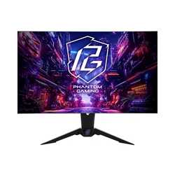 ASRock Phantom Gaming PGO32UFS 32 Inch 4K/ UHD (3840 x 2160) Flat WOLED Gaming Monitor, 240Hz 0.03ms (GTG) Response Time, 2 x HD