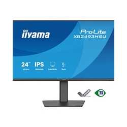 iiyama PROLITE XB2493HSU-B1 24 inch IPS Monitor, Full HD, 1ms, USB Hubx2, HDMI, DisplayPort, Freesync, 120Hz, Speakers, Black, A