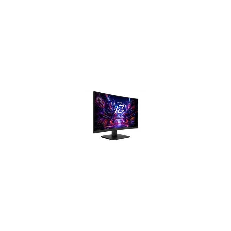 ASRock Phantom Gaming PG27QRT1B 27 Inch QHD (2560 x 1440) Curved 1500R VA Gaming Monitor, 180Hz 1ms (MPRT) Response Time, 2 x HD