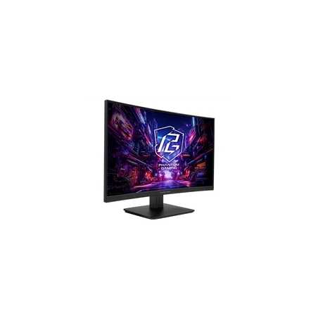 ASRock Phantom Gaming PG27QRT1B 27 Inch QHD (2560 x 1440) Curved 1500R VA Gaming Monitor, 180Hz 1ms (MPRT) Response Time, 2 x HD