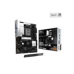 ASRock B850 Rock WiFi 7 AMD AM5 Socket Motherboard, ATX, 4x DDR5 Slots, 2x M.2 Sockets, Fitted I/O Shield, 2.5GbE LAN, Wi-Fi 7, 