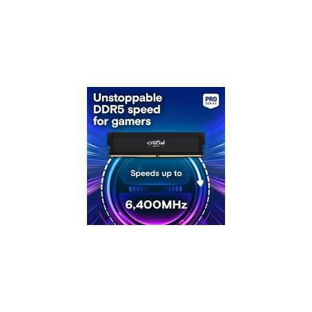 Crucial Pro (CP16G60C36U5B) DDR5-6000 16GB UDIMM OC Gaming Memory CL36