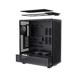 Antec 900 Full Tower PC Case, Tempered Glass Side Panel, E-ATX/ATX Support, High Airflow Design, USB 3.0 & USB-C, Black