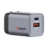 Verbatim GNC-35 GaN Charger 35W with 1 x USB-C PD 35W / 1 x USB-A QC 3.0 (EU/UK/US)