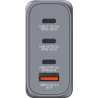 Verbatim (32202) GNC-100 GaN Charger 100W with 2 x USB-C PD 100W / 1 x USB-C PD 65W / 1 x USB-A QC 3.0 (EU/UK/US)