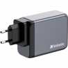 Verbatim GNC-200 GaN Charger 200W with 2 x USB-C PD 100W / 1 x USB-C PD 65W / 1 x USB QC 3.0 (EU/UK/US)