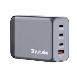 Verbatim (32205) GNC-240 GaN Charger 240W With 1 X USB-C 140W /1 X USB-C 100W / 1 X USB-C 65W / 1 X USB-A QC 3.0 (EU/UK/US)
