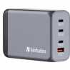Verbatim (32205) GNC-240 GaN Charger 240W With 1 X USB-C 140W /1 X USB-C 100W / 1 X USB-C 65W / 1 X USB-A QC 3.0 (EU/UK/US)