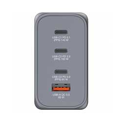 Verbatim (32205) GNC-240 GaN Charger 240W With 1 X USB-C 140W /1 X USB-C 100W / 1 X USB-C 65W / 1 X USB-A QC 3.0 (EU/UK/US)
