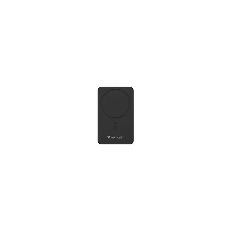 Verbatim (32225) Charge 'n' Go Essentials MagSafe Power Bank Wireless 5000mAh Black