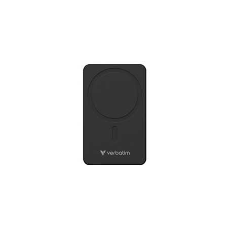Verbatim (32225) Charge 'n' Go Essentials MagSafe Power Bank Wireless 5000mAh Black